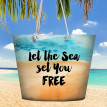 Пляжна сумка Malibu Let the sea set you fre