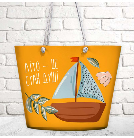Пляжная сумка Malibu "Літо - це стан душі"