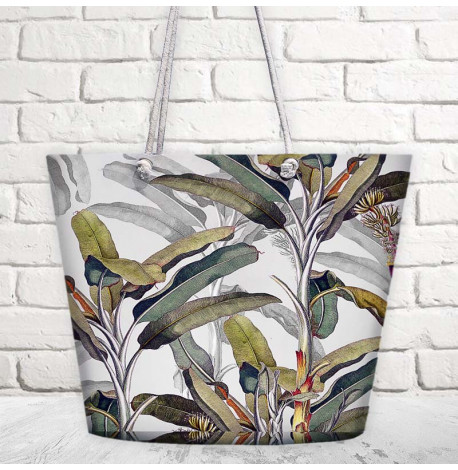 Пляжная сумка Malibu "Длинные тропические листья"