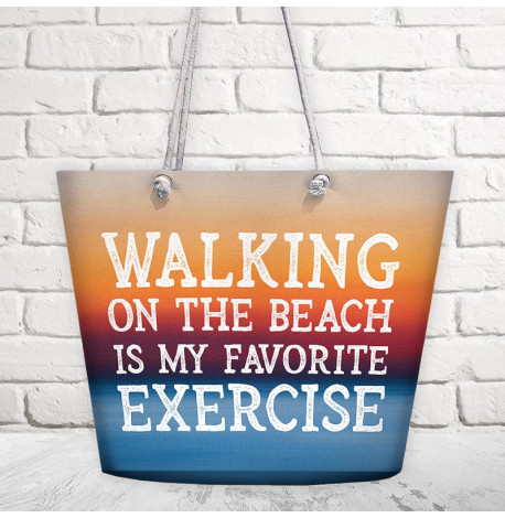 Пляжна сумка Malibu Walking on the beach is my faworite exercise