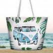Пляжна сумка Malibu "Бірюзовий Volkswagen хіппімобіль"