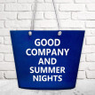 Пляжна сумка Malibu Good company and summer nights
