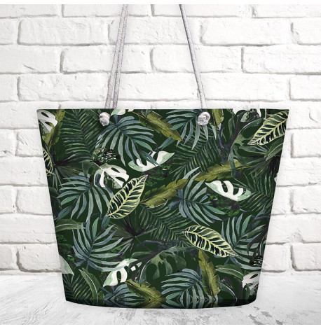 Пляжна сумка Malibu "Тропічні листя"
