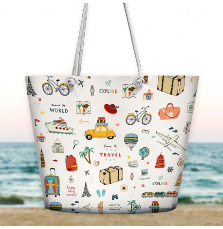 Пляжна сумка Malibu Time to travel