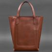 Сумка-шоппер из кожи DD (светло-коричневая)