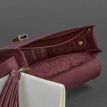Женская кожаная сумка "Лилу" (бордовая) кожа Crazy horse