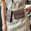 Женские поясные-кроссбоди сумки Mini (темно-бежевый)