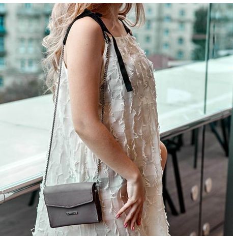 Женские поясные-кроссбоди сумки Mini (темно-бежевый)