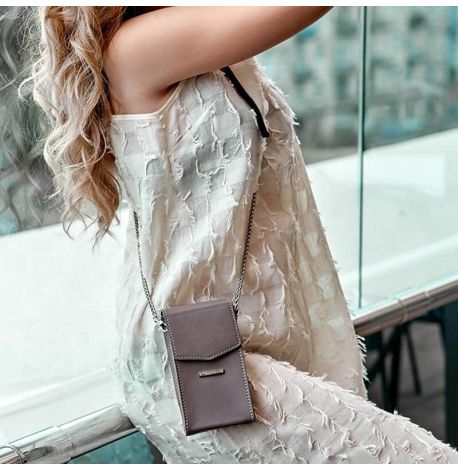 Женские поясные-кроссбоди сумки Mini (темно-бежевый)