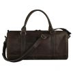 Кожаная дорожная сумка Harper (темно-коричневая) кожа Crazy Horse