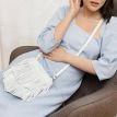 Жіноча шкіряна сумка міні-кроссбоді Fleco (біла)