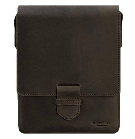 Мужская кожаная сумка-мессенджер Esquire (темно-коричневая)