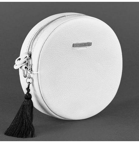 Женская кожаная сумка Tablet (белая)