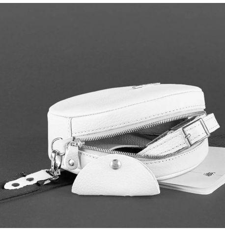 Женская кожаная сумка Tablet (белая)