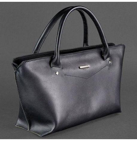 Сумка кожаная женская Midi (черная)