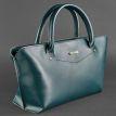 Сумка кожаная женская Midi (зеленая)
