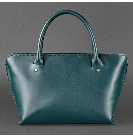 Сумка кожаная женская Midi (зеленая)