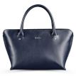 Сумка кожаная женская Midi (темно-синий)