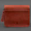 Женская кожаная сумка «Лилу» (коралловая) кожа Crazy horse