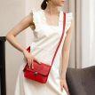 Женская кожаная сумка «Лилу» (красная) кожа krast