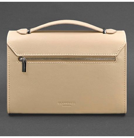 Женская кожаная сумка-кроссбоди Lola (бежевая)