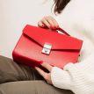 Женская кожаная сумка-кроссбоди Lola (красный)
