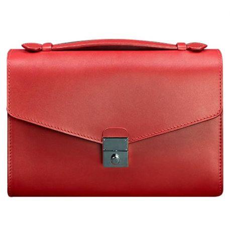 Женская кожаная сумка-кроссбоди Lola (красный)