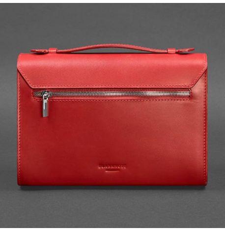 Женская кожаная сумка-кроссбоди Lola (красный)