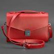 Женская кожаная сумка-кроссбоди Lola (красный)