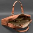 Шкіряна сумка для ноутбука та документів (світло-коричнева) шкіра Crazy Horse