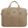 Кожаная сумка для ноутбука и документов (бежевая)