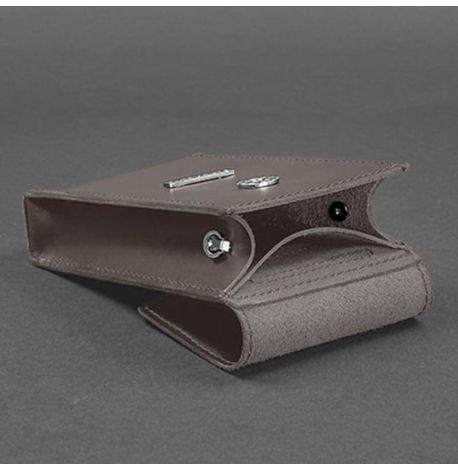 Жіноча вертикальна поясна-кроссбоді сумка Mini (темно-бежева)