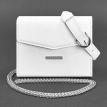 Жіноча шкіряна поясна-кроссбоді сумка Mini (біла)