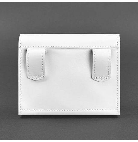 Жіноча шкіряна поясна-кроссбоді сумка Mini (біла)