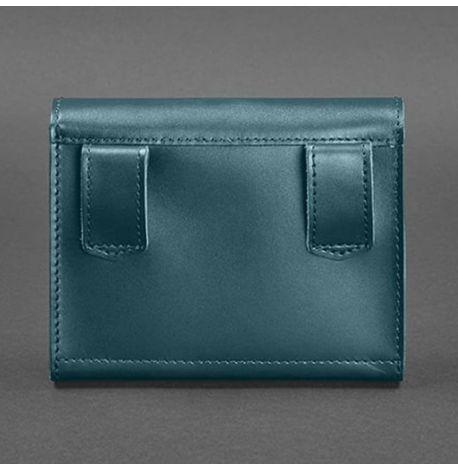 Женская кожаная поясная-кроссбоди сумка Mini (зеленая)