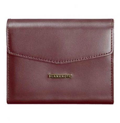 Женская кожаная сумка поясная-кроссбоди Mini (бордовая)