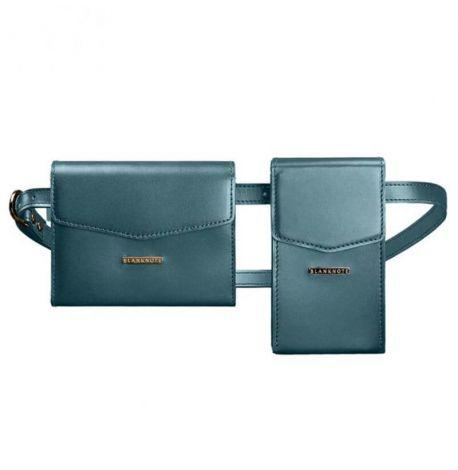 Женские поясные-кроссбоди сумки Mini (зеленые)