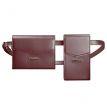 Женские поясные-кроссбоди сумки Mini (бордовые)