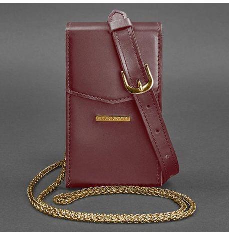 Женские поясные-кроссбоди сумки Mini (бордовые)