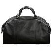 Кожаная дорожная сумка Lux (черная)
