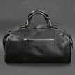 Кожаная дорожная сумка Lux (черная)