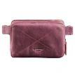 Поясна сумка-бананка Dropbag шкіряна (бордова) шкіра Crazy Horse