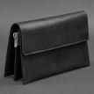 Мужской кожаный клатч-барсетка 3.0 (черный) кожа Crazy Horse