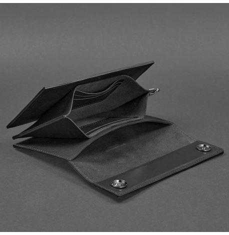 Чоловічий шкіряний клатч-барсетка 3.0 (чорний) шкіра Krast