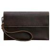 Мужской кожаный клатч-барсетка 3.0 (темно-коричневый) кожа Crazy Horse