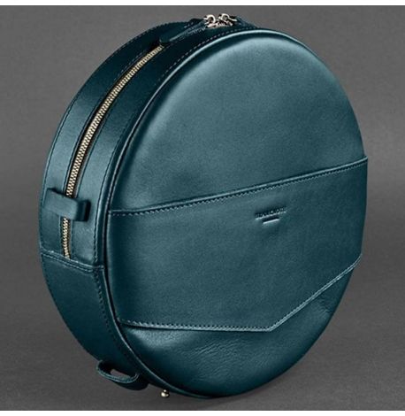 Женская кожаная сумка-рюкзак Maxi (зеленый)