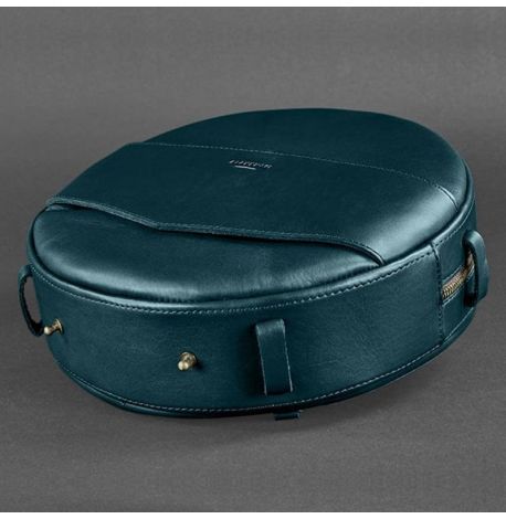 Женская кожаная сумка-рюкзак Maxi (зеленый)