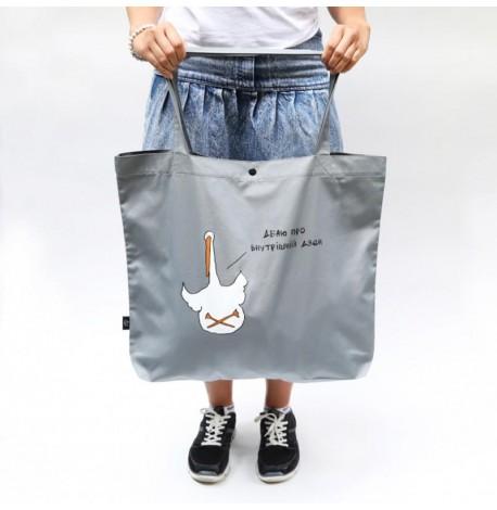 Сумка-шоппер с Гусем "Дбаю про внутрішній Дзен"