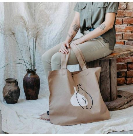 Эко-сумка шоппер WINE XXL