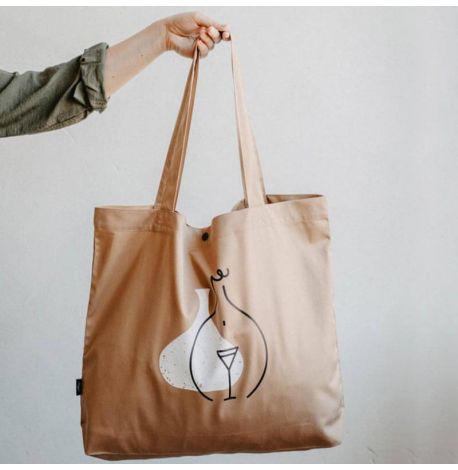 Эко-сумка шоппер WINE XXL